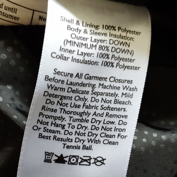 Eddie Bauer black down winter coat - Picture 8 of 8